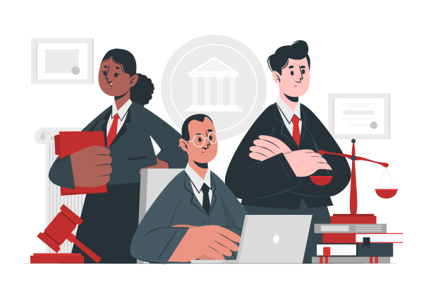 Legal Professionals Illustration